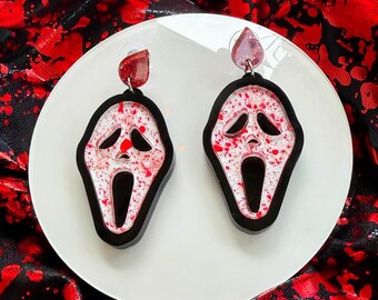 Ghostface Earrings