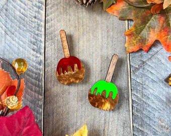 Candy Apple Brooch