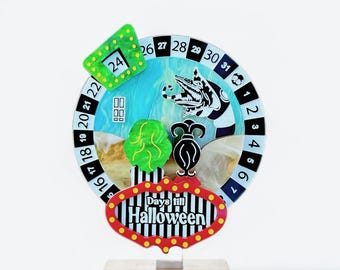 Spooky Spin Countdown Brooch (Interactive)
