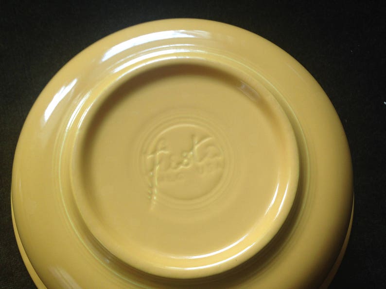 Fiestaware Vintage Yellow Serving Bowls 2 Etsy