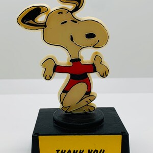Snoopy Award/trophy Gram, Vintage Snoopy Trophy/award, 1966