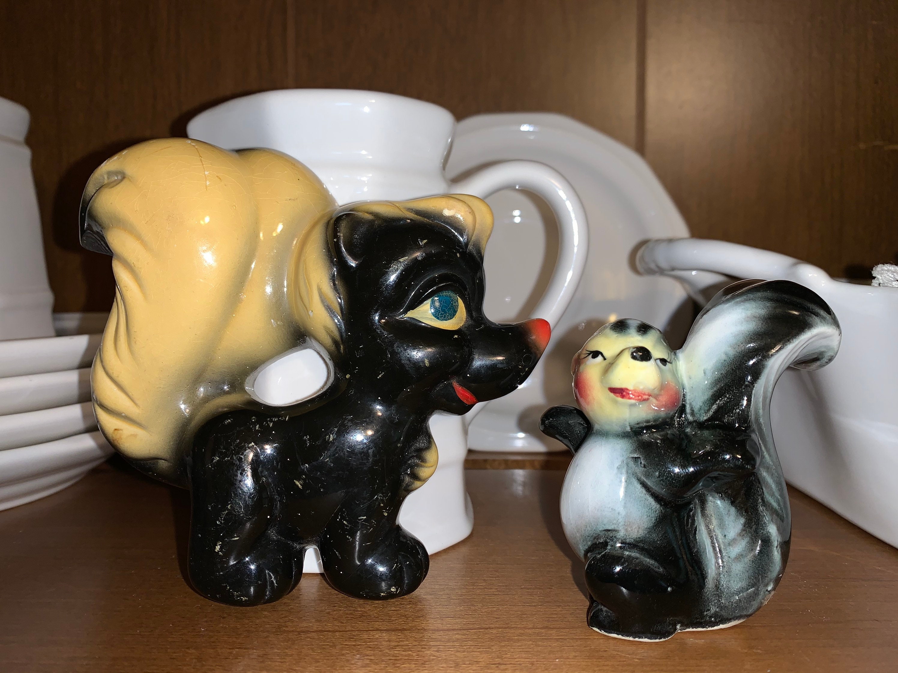 アンティーク スカンク フィギュア Vintage Skunk Figurine - Etsy