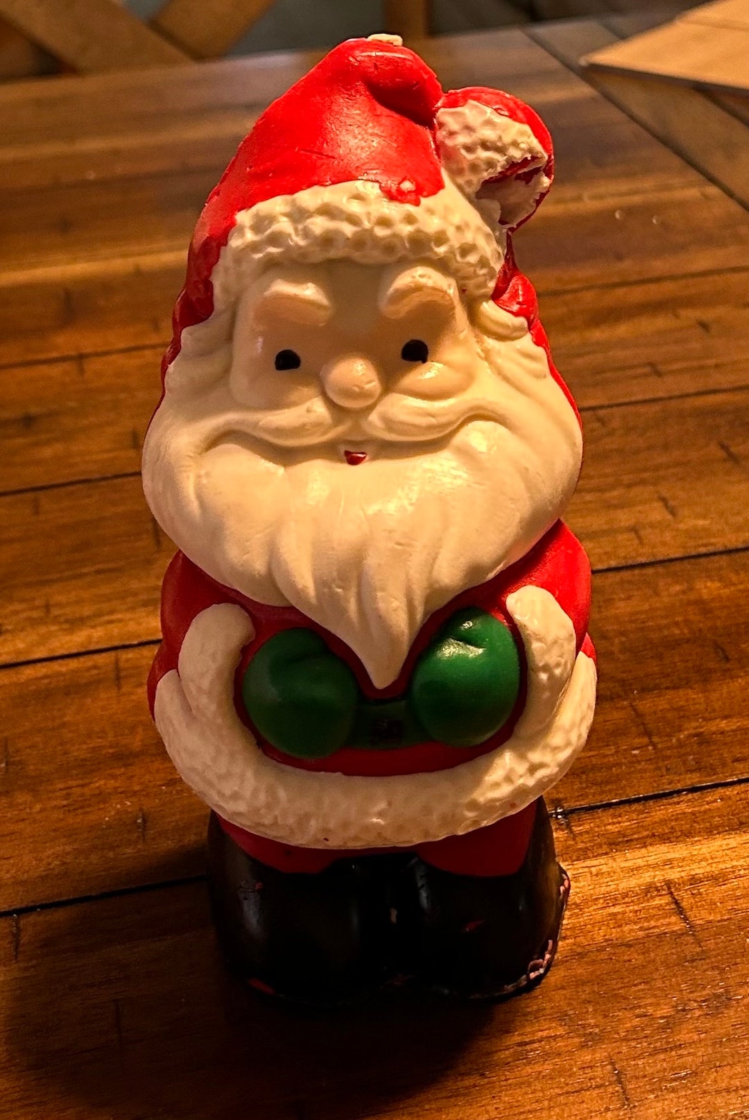 Gurley Christmas Large Santa Claus Candle Decoration Etsy