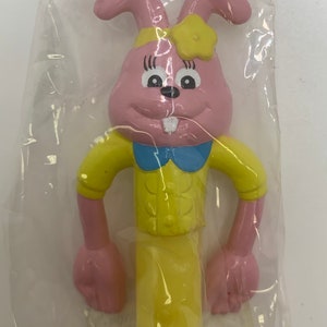 Vintage 1990s Bendable Bunny Pen New Old Stock in Package - Easter