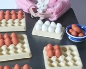 Easter eggs great for doll kitchen play. Great for 12 inch doll dioramas 1 6 scale