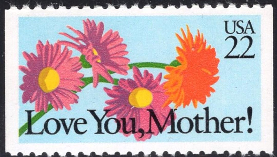 Five 22c Love You, Mom Stamp | Unused US Postage Stamps | Pack of 5 ...