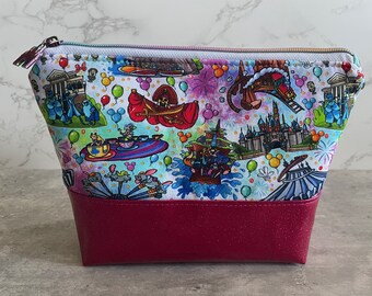 Magical Land Rides Cosmetic Bag