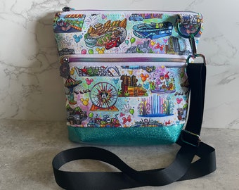 Magical California Rides Crossbody Bag