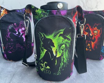 Villains H2O To Go Water Bottle Sling - MULTIPLE STYLES!