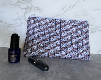 Geo Spaceship Cosmetic Bag