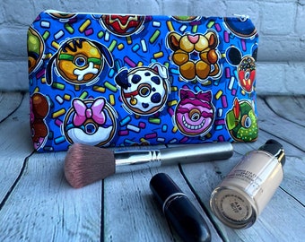 Donuts Makeup Cosmetic Bag