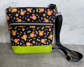 Mouse Pumpkin Crossbody Bag