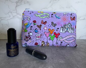 Purple Magical Doodles Cosmetic Bag