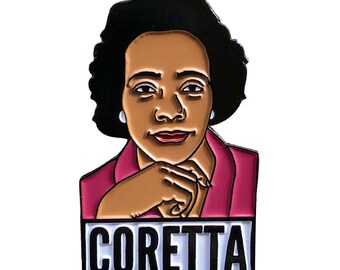 Coretta Scott King Lapel Pin