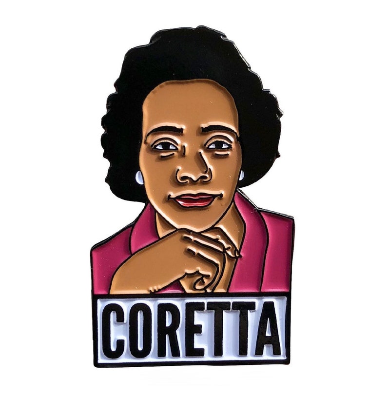 Coretta Scott King Lapel Pin - Etsy