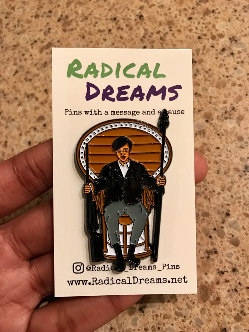 Huey P Newton Lapel Pin
