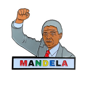 Épinglette Nelson Mandela