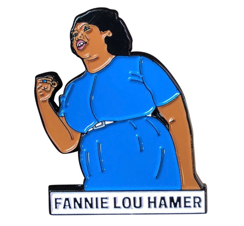 Pin de solapa Fannie Lou Hamer imagen 1