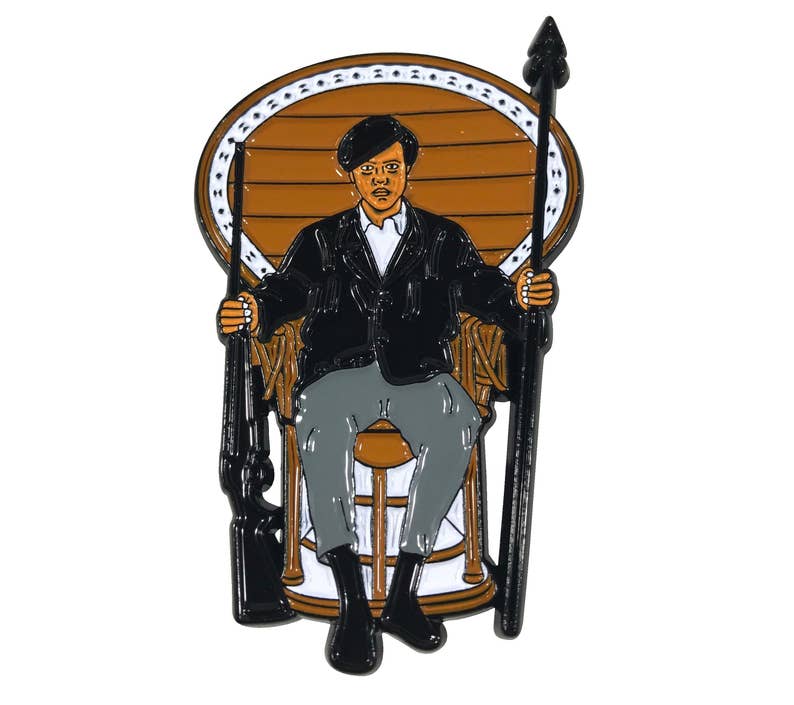 Huey P Newton Lapel Pin