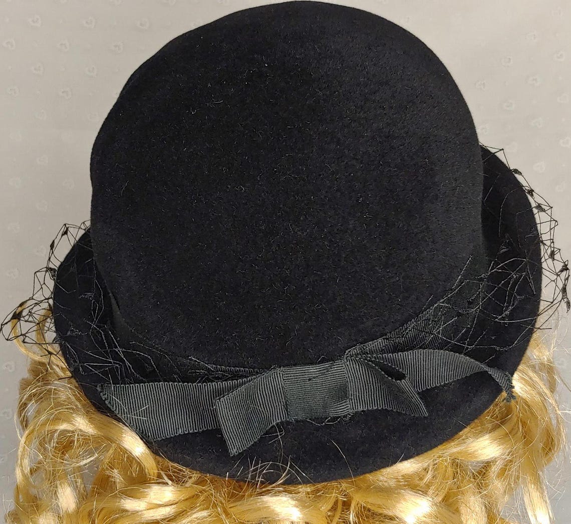Brown Velvet Bowler Hat Tie Set-Up main image 0