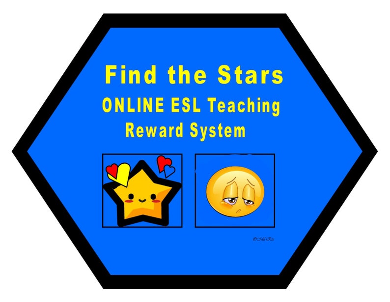 REWARD SYSTEM ESL Online Teaching Rewards Find the Stars Etsy