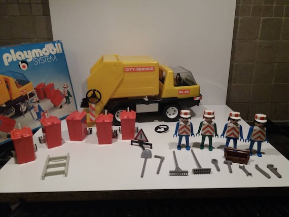 Playmobil - Camion poubelle  Playmobil, Poubelle, Camion