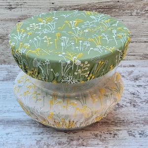 Linen Bowl Cover: Reusable Cotton Dough Proofing Cover