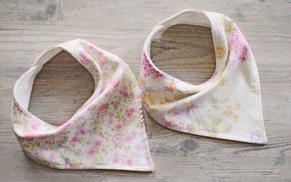 drool bibs girl