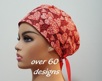 Gorro quirúrgico de algodón: gorro quirúrgico estilo europeo para enfermeras y médicos