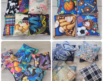 Hand Warmers Set of 2; Rice & Flaxseed Heat Packs; Optional Lavender Scent; Pocket Warmers made of Cotton or Flannel Fabric