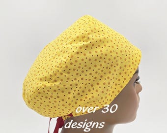 Scrub Hat for Nurses and Doctors; Surgical Cap for Women and Man