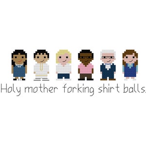 The Good Place PDF Cross Stitch Pattern - Instant Download