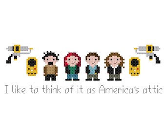 Lagerhaus 13 PDF Kreuzstichmuster - Sofort Download