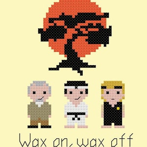 Das Karate Kid PDF Kreuzstichmuster - direkter Download