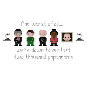Red Dwarf - And Worst of All... PDF cross stitch pattern - instant download