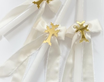Armenian cross candle