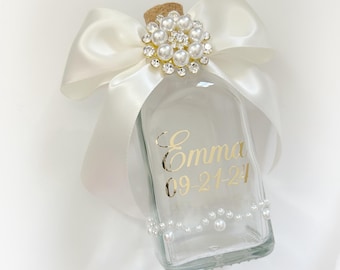 Crystal Oil/Holy Water Glass Bottle