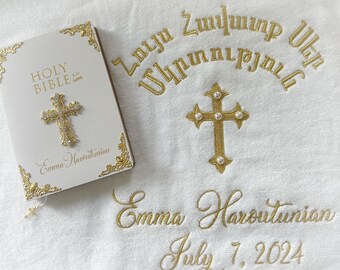 Bible and towel