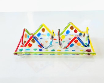 Shabbat Candle Holders, Shabbat candlesticks, Judaica Made in Israel, Bat Mitzvah gift, Colorful Shabbat tealight, Shabbat candle tray
