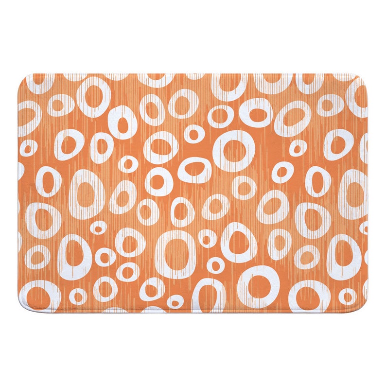 Sunset Key Happy Hour Memory Foam Bath Mat Modern Bath Decor Etsy