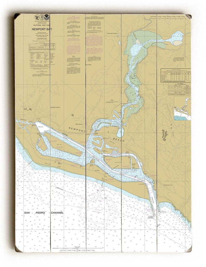 San Pedro Channel Chart