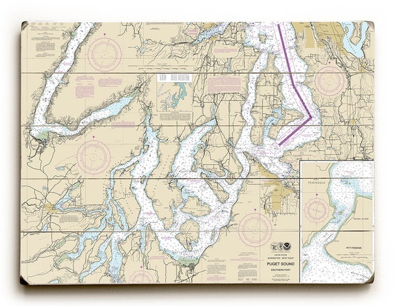 South Puget Sound Nautical Chart