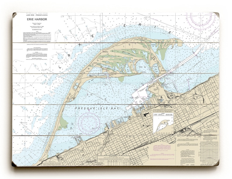 Lake Erie Depth Chart Map