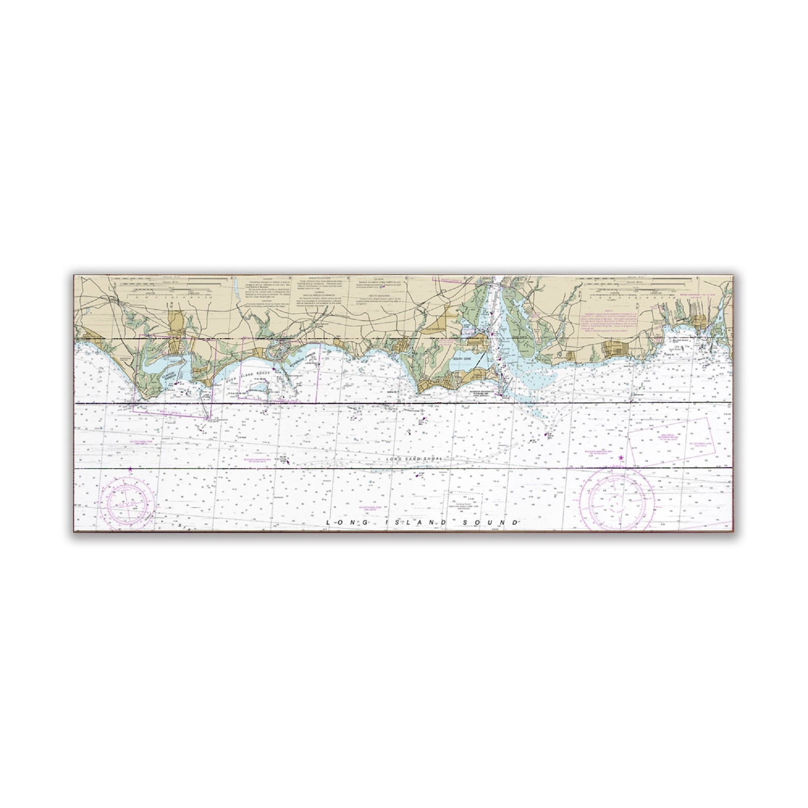 Clinton Westbrook Old Saybrook CT Nautical Chart Sign Etsy