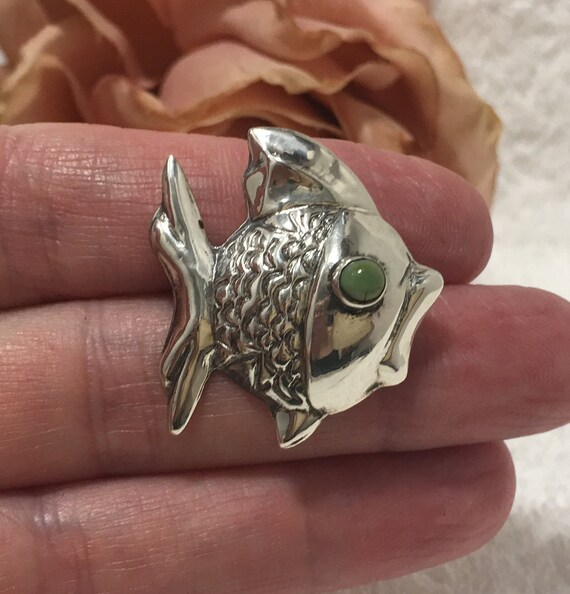 Broche Ancienne En Argent Sterling - Magnifique Pièce Vintage, Occasion