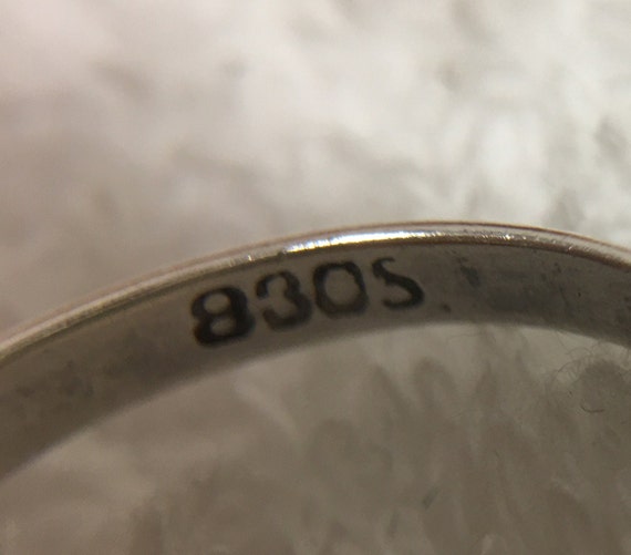 Wonderful Vintage Solid 830 Silver and Butterscot… - image 10