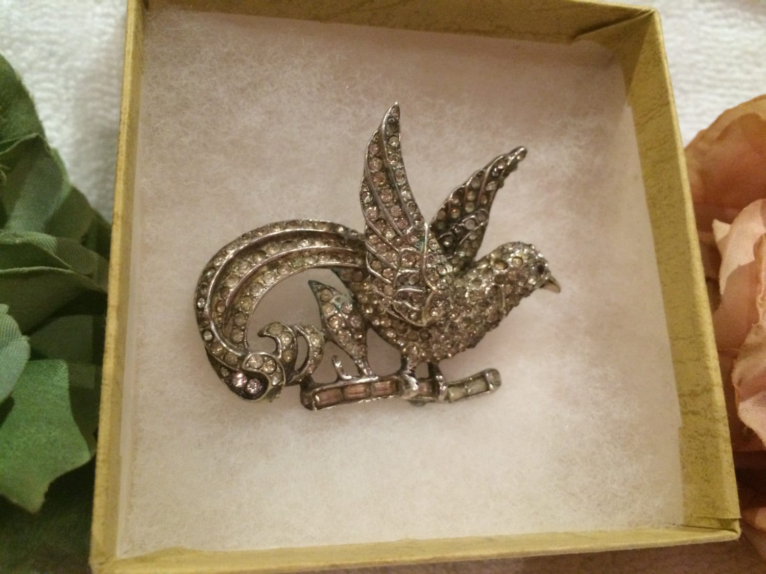 CRAFT ヴィンテージ　ブローチ&イヤリング 1940年代のヴィンテージ「CORO CRAFT STERLING」シルバー