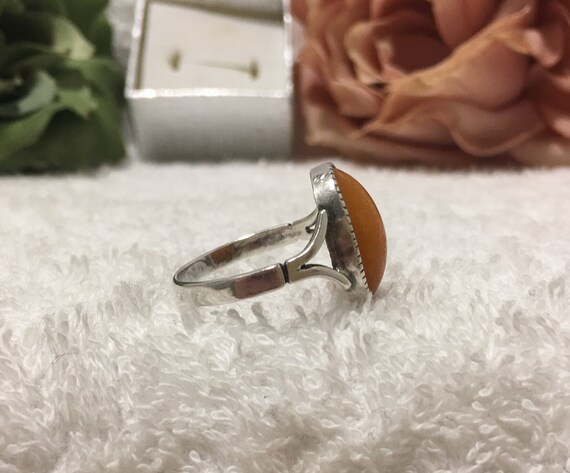 Wonderful Vintage Solid 830 Silver and Butterscot… - image 8