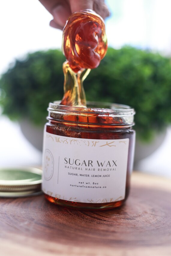 Vegan Sugar Wax No Strips All Natural Hair Removal Etsy