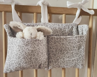Förvaring för babygosedjur/pyjamas, förvaring för babysäng, napp/bokhållare/sängdekoration/tygförvaring